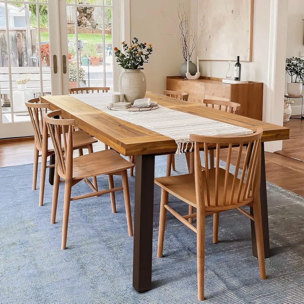 Acacia Wood Dining Table Indoor Outdoor Tables