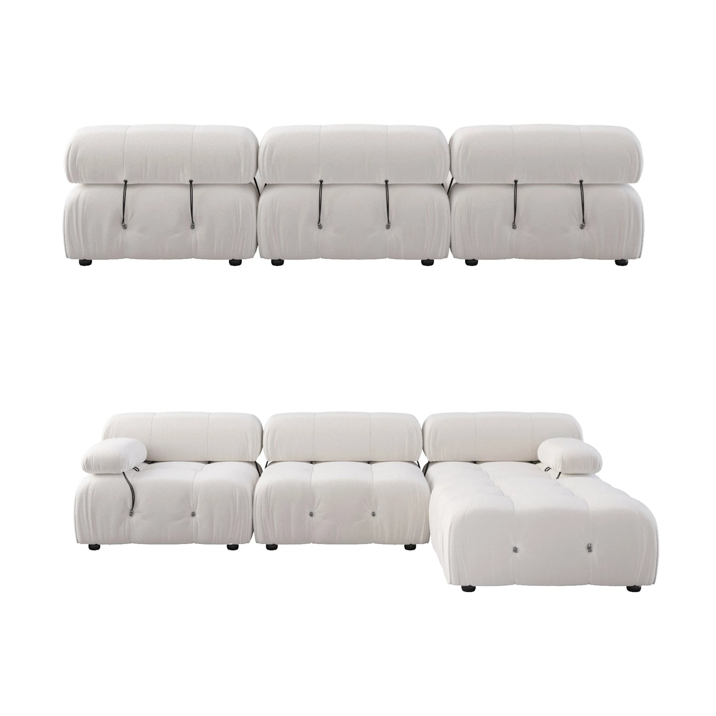 Sectional Sofa Living Room Sofas Velvet Couch