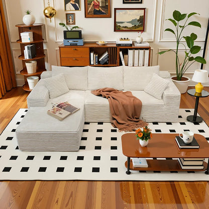 105Inch L-Shaped Living Room Sofa