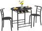 3 Piece Small Round Dining Table Set