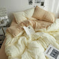 Washed Cotton Bedding 4 Pieces Set Student
