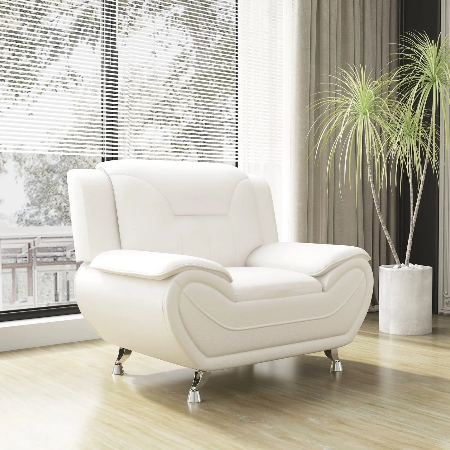 Elegant Compact Sofa Chair For Small Spaces