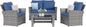4 Pieces Outdoor Patio Furniture Wicker set