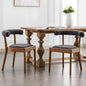 Dining Chairs Set of Fabric Kitchen Chairs Mid Century