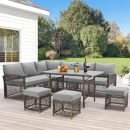 Patio Furniture Set 7 Pieces Outdoor Furniture