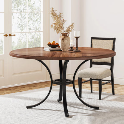 Tribesigns 47" Round Dining Table for 4 PeopleKi