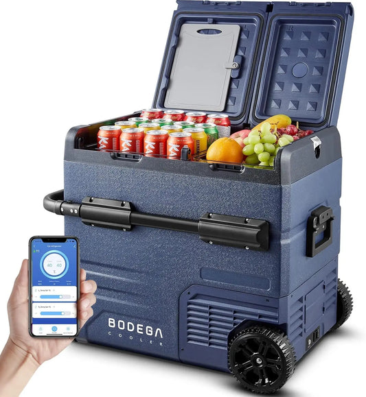 12 Volt Car Refrigerator freezer great to keep food fresh when traveling.