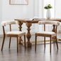 Dining Chairs Set of Fabric Kitchen Chairs Mid Century