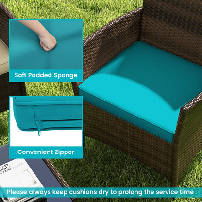 8 PCS Patio Furniture Set with Washable Cushions