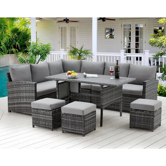Patio Furniture Set 7 Pieces Outdoor Furniture